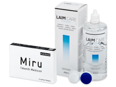 Miru 1month Menicon multifocal (6 läätse) + Laim-Care 400 ml