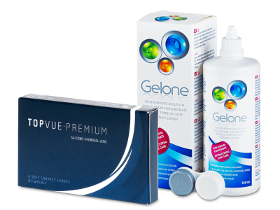 TopVue Premium (6 läätse) + Gelone 360 ml