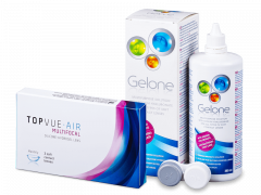 TopVue Air Multifocal (3 läätse) + Gelone 360 ml