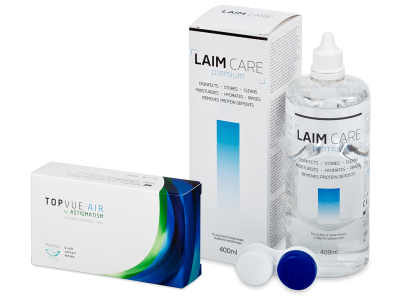TopVue Air for Astigmatism (6 läätse) + Laim Care 400 ml