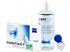 Carl Zeiss Contact Day 30 Compatic (6 läätse) + Laim-Care Läätsevedelik 400 ml