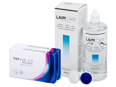 TopVue Air Multifocal (6 läätse) + Laim-Care 400 ml