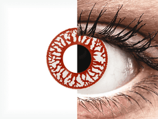 ColourVUE Crazy Lens - Blood Shot - Ühepäevased läätsed 0-tugevusega (2 läätse)