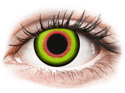 ColourVUE Crazy Lens - Mad Hatter - Ühepäevased läätsed 0-tugevusega (2 läätse)