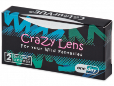 ColourVUE Crazy Lens - Volturi - Ühepäevased läätsed 0-tugevusega (2 läätse)