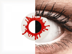 ColourVUE Crazy Lens - Wild Blood - Ühepäevased läätsed 0-tugevusega (2 läätse)