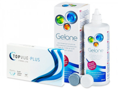TopVue Plus (6 läätse) + Gelone läätsevedelik 360 ml