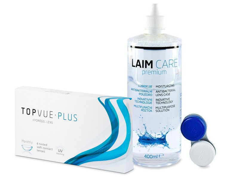 TopVue Plus (6 läätse) + LAIM-CARE läätsevedelik 400 ml