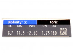 Biofinity Toric (3 läätse)
