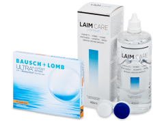 Bausch + Lomb ULTRA for Astigmatism (3 läätse) + Laim-Care 400 ml