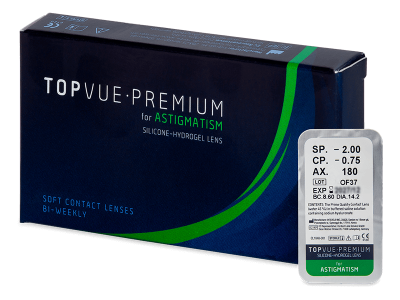 TopVue Premium for Astigmatism (1 lääts)