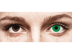 CRAZY LENS - Emerald Green - Ühepäevased läätsed Korrigeerivad  (2 läätse)