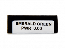 CRAZY LENS - Emerald Green - Ühepäevased läätsed 0-tugevusega (2 läätse)