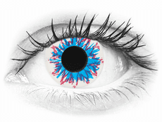 CRAZY LENS - Harlequin - Ühepäevased läätsed 0-tugevusega (2 läätse)