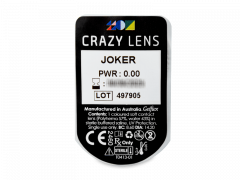CRAZY LENS - Joker - Ühepäevased läätsed 0-tugevusega (2 läätse)