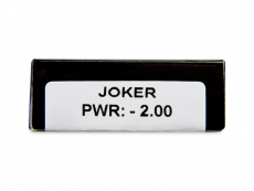 CRAZY LENS - Joker - Ühepäevased läätsed Korrigeerivad  (2 läätse)