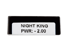 CRAZY LENS - Night King - Ühepäevased läätsed Korrigeerivad  (2 läätse)