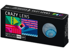 CRAZY LENS - Night King - Ühepäevased läätsed Korrigeerivad  (2 läätse)