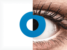 CRAZY LENS - Sky Blue - Ühepäevased läätsed Korrigeerivad  (2 läätse)