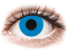 CRAZY LENS - Sky Blue - Ühepäevased läätsed Korrigeerivad  (2 läätse)