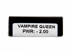 CRAZY LENS - Vampire Queen - Ühepäevased läätsed Korrigeerivad  (2 läätse)