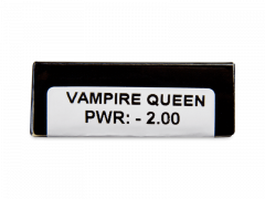 CRAZY LENS - Vampire Queen - Ühepäevased läätsed Korrigeerivad (2 läätse)