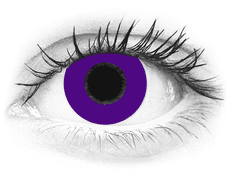CRAZY LENS - Solid Violet - Ühepäevased läätsed Korrigeerivad  (2 läätse)