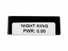 CRAZY LENS - Night King - Ühepäevased läätsed 0-tugevusega (2 läätse)
