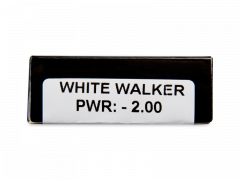 CRAZY LENS - White Walker - Ühepäevased läätsed Korrigeerivad (2 läätse)