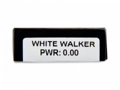 CRAZY LENS - White Walker - Ühepäevased läätsed 0-tugevusega (2 läätse)