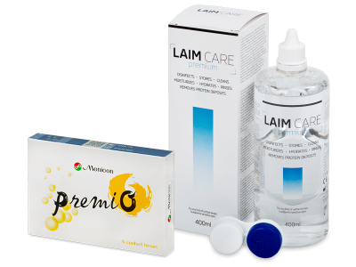 Menicon PremiO (6 läätse) + Laim-Care läätsevedelik 400 ml