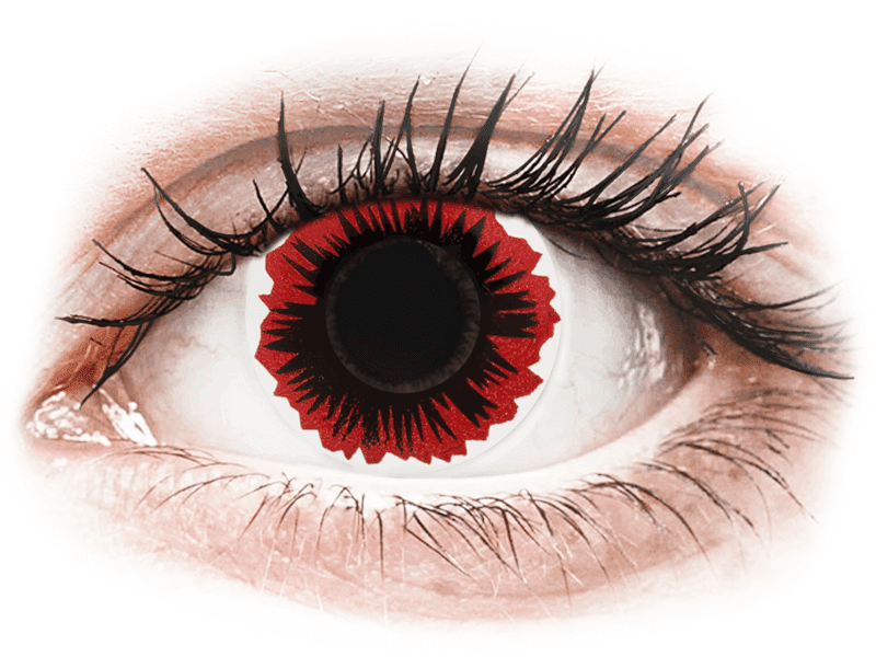 ColourVUE Crazy Lens - Blaze - 0-tugevusega (2 läätse)