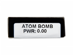 CRAZY LENS - Atom Bomb - Ühepäevased läätsed 0-tugevusega (2 läätse)