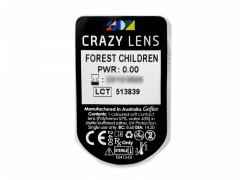 CRAZY LENS - Forest Children - Ühepäevased läätsed 0-tugevusega (2 läätse)