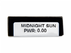CRAZY LENS - Midnight Sun - Ühepäevased läätsed 0-tugevusega (2 läätse)