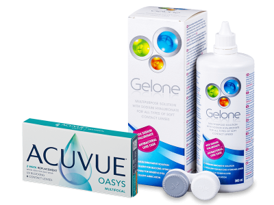 Acuvue Oasys Multifocal (6 läätse) + Gelone 360 ml