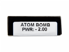 CRAZY LENS - Atom Bomb - Ühepäevased läätsed Korrigeerivad (2 läätse)