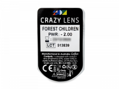 CRAZY LENS - Forest Children - Ühepäevased läätsed Korrigeerivad (2 läätse)