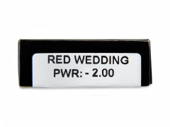 CRAZY LENS - Red Wedding - Ühepäevased läätsed Korrigeerivad (2 läätse)