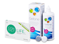 Contact Life spheric (6 läätse) + Gelone 360 ml