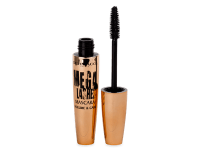 Dermacol Mega lashes Volume and Care must ripsmetušš 11,5 ml