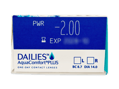 Dailies AquaComfort Plus (30 läätse)
