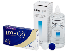 TOTAL30 Multifocal (3 läätse) + Laim-Care 400 ml