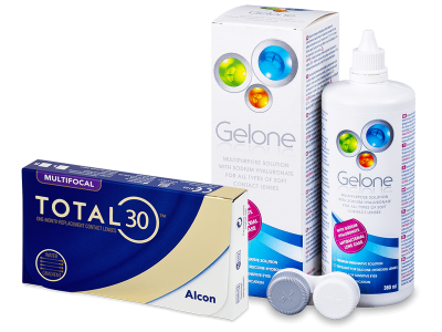 TOTAL30 Multifocal (6 läätse) + Gelone 360 ml