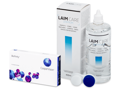 Biofinity (6 läätse) + Laim-Care 400ml