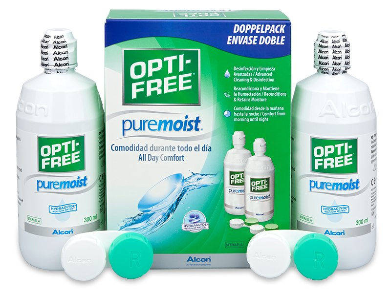 OPTI-FREE PureMoist Läätsevedelik 2 x 300 ml 