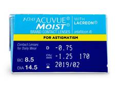 1 Day Acuvue Moist for Astigmatism (30 läätse)